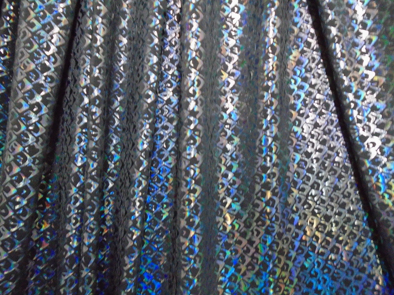 7.Black-Black Mermaid Scale Foil